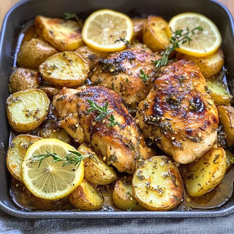 Greek Lemon Chicken With Potatoes