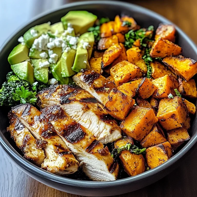 Grilled Chicken & Sweet Potato Bowl