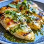 Grilled Salsa Verde Pepper Jack Chicken