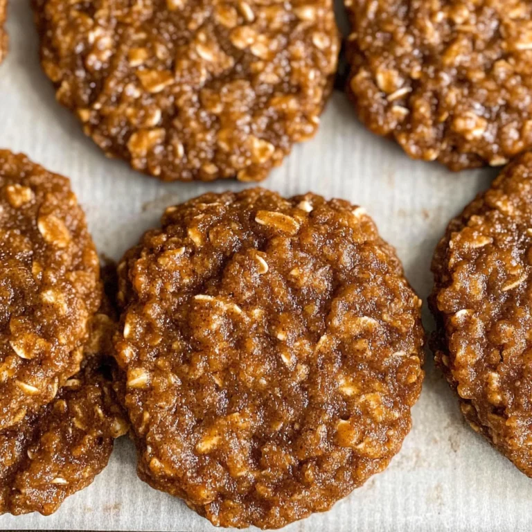 Healthy Gingerbread Oatmeal Breakfast Cookies
