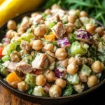 Healthy Tuna Garbanzo Bean Salad