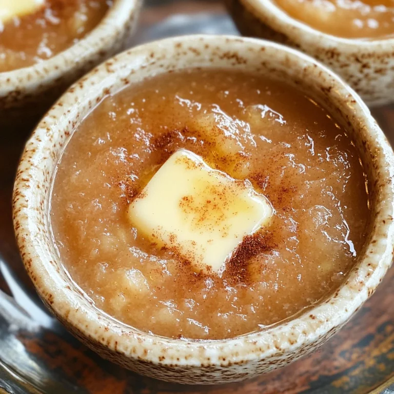 Hot Buttered Apple Sauce