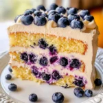 Lemon Blueberry Layer Cake