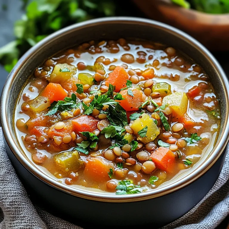 Mediterranean Lentil Soup