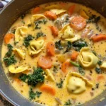 One Pot Vegetable Tortellini Soup