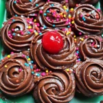 Piped Chocolate Butter Cookies