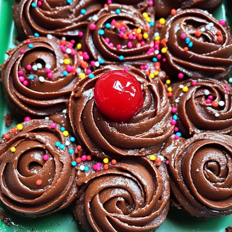 Piped Chocolate Butter Cookies