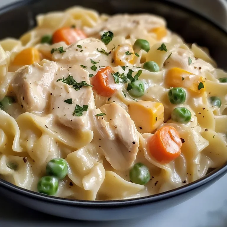 Quick Chicken Pot Pie Pasta