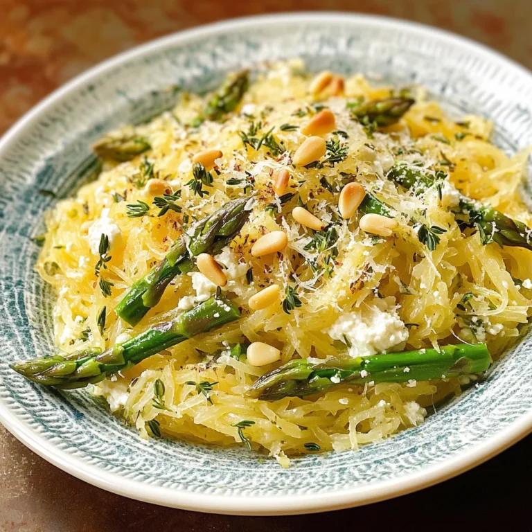 Recipe: Spaghetti Squash with Asparagus, Ricotta, Lemon, and Thyme