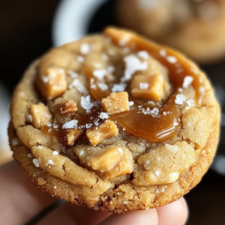 Salted Caramel Crunch Cookies
