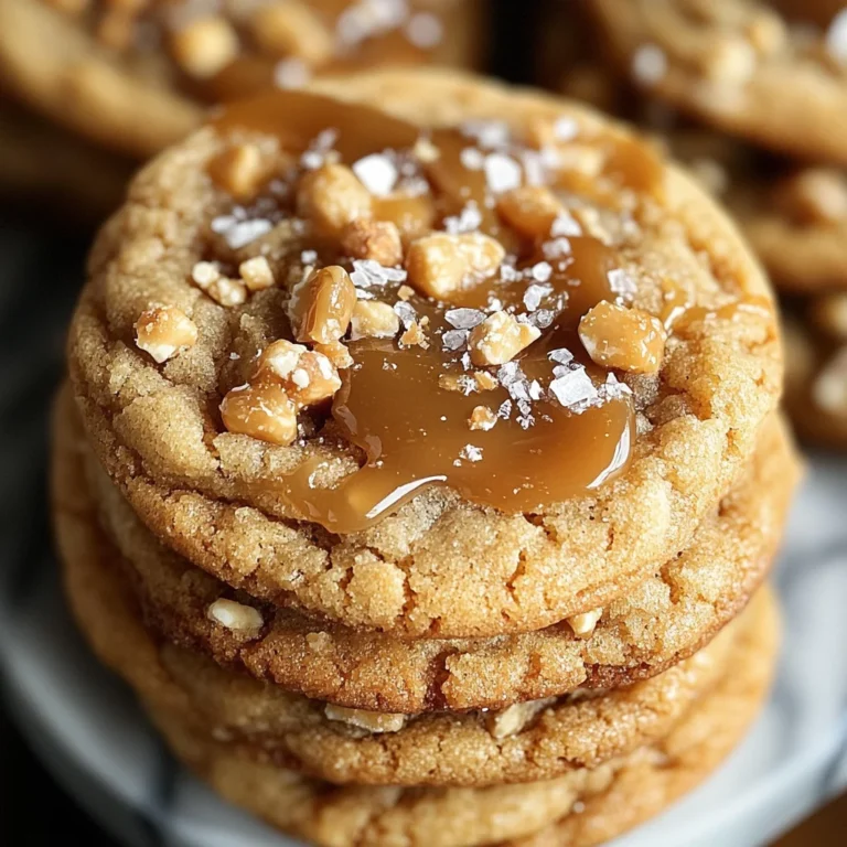 Salted Caramel Crunch Cookies