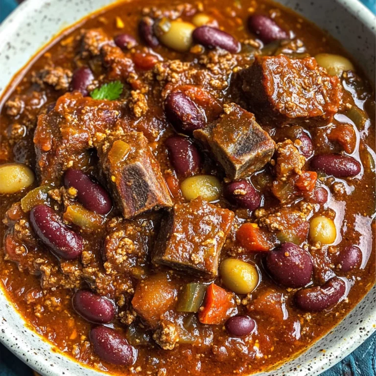Short Rib and Chorizo Chili Recipe