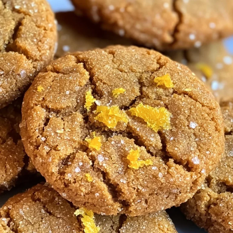 Spicy Orange Ginger Cookies