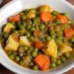 Traditional Greek Green Peas Stew
