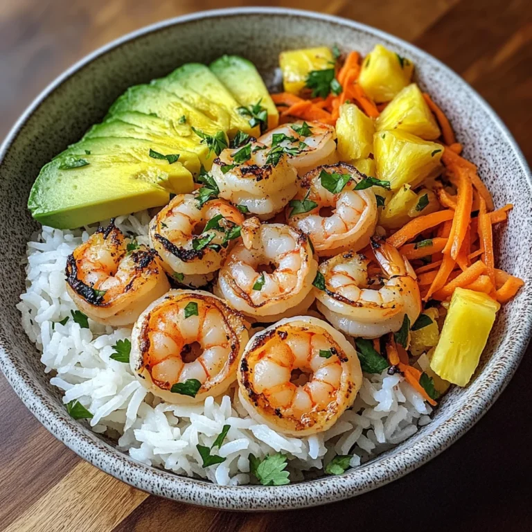 Tropical Shrimp Rice Bowl