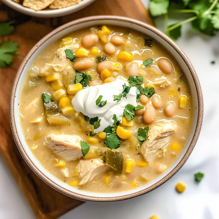 White Bean Chicken Chili Recipe