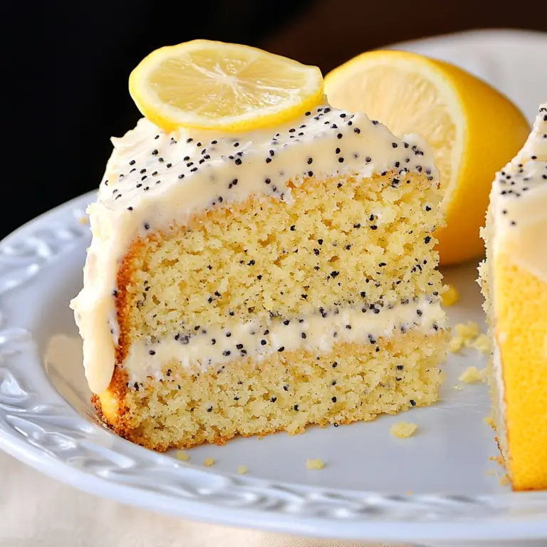 Lemon Poppy Seed Cake