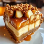 Caramel Apple Cheesecake Dream Pie will wow guests!