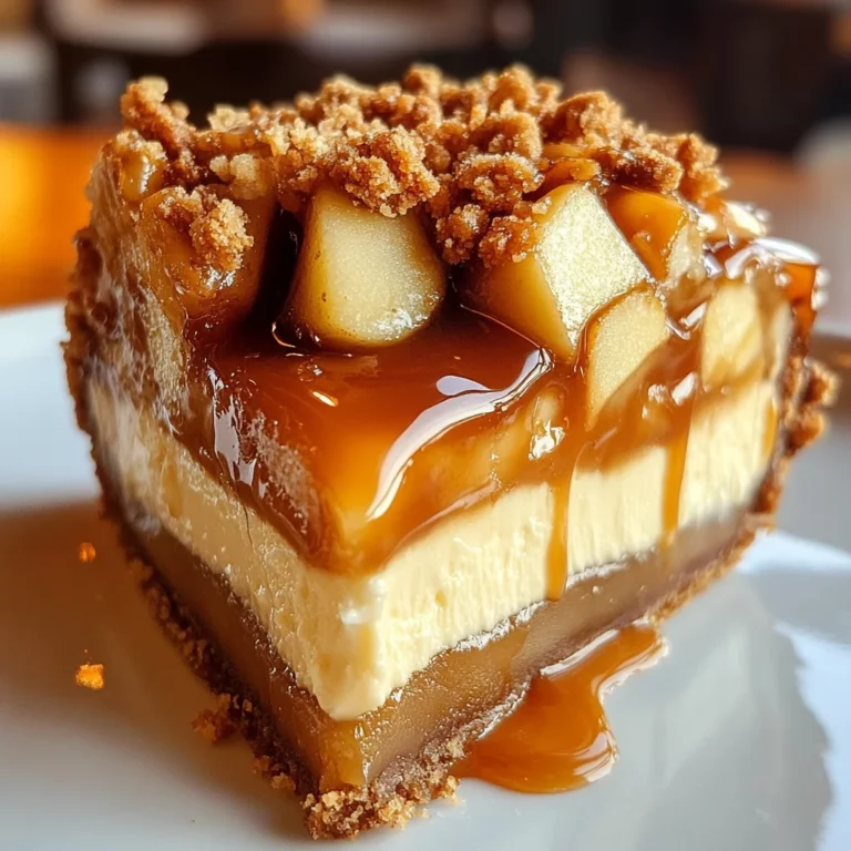 Caramel Apple Cheesecake Dream Pie will wow guests!