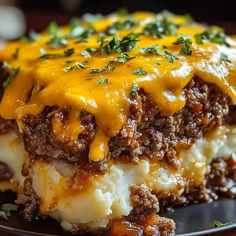 Cheesy Loaded Meatloaf Casserole