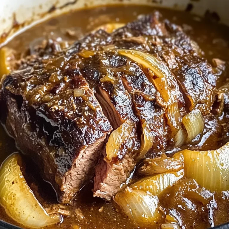 Comforting French Onion Pot Roast - theamazingfood