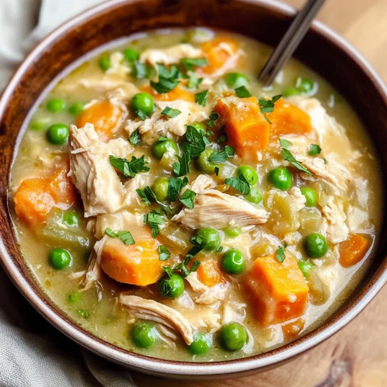 Crustless Chicken Pot Pie