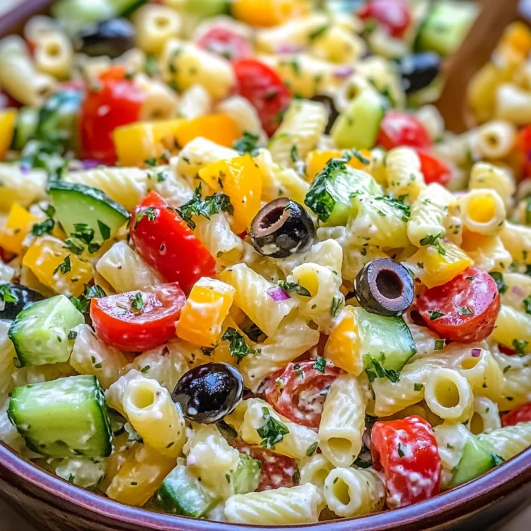 Ditalini Pasta Salad