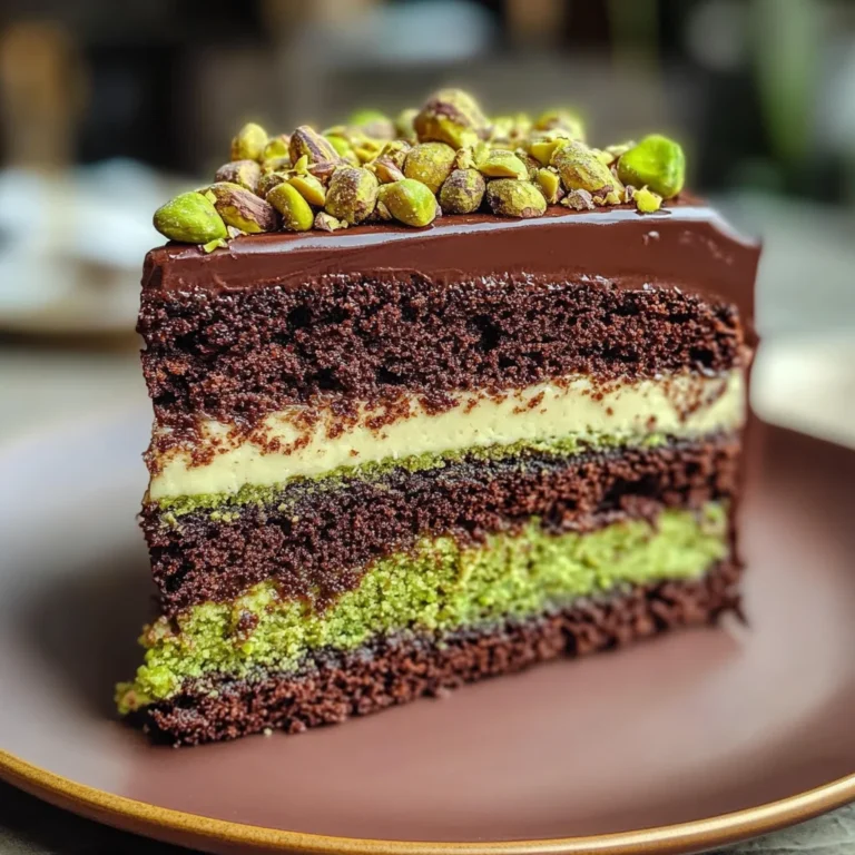 Dubai Chocolate Pistachio Cake