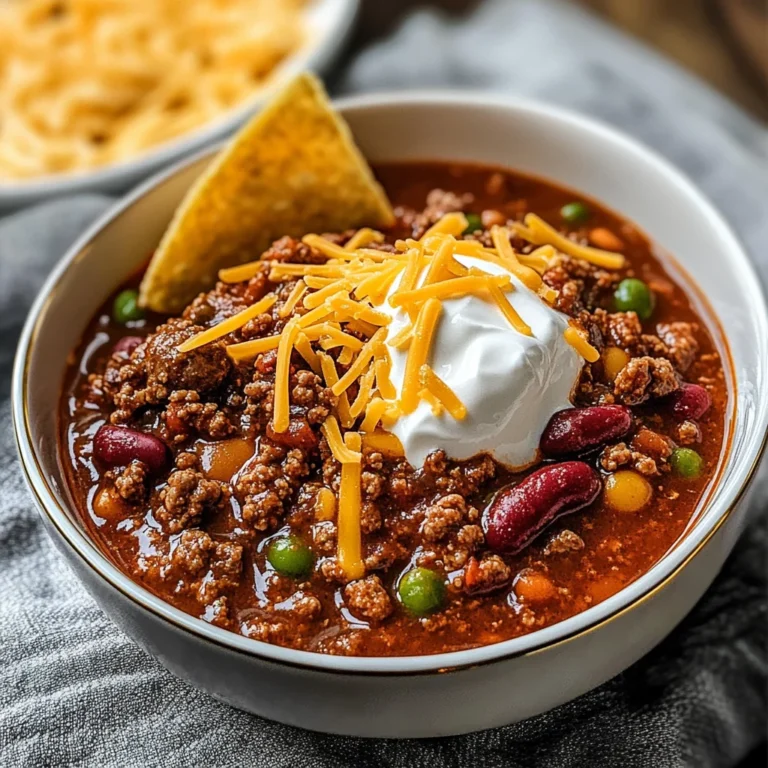 Easy Homemade Chili