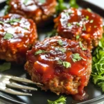 Easy Mini Meatloaf - With Ground Turkey