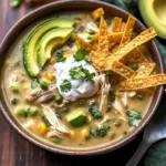 Flavorful Crockpot White Chicken Chili Soup