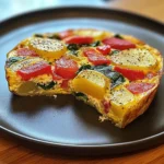Frittata with Potatoes, Red Peppers, and Spinach Recipe