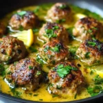 Greek Meatballs in Lemon Sauce