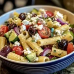 Greek Rigatoni Pasta Salad – A Fresh and Flavorful Mediterranean Delight!