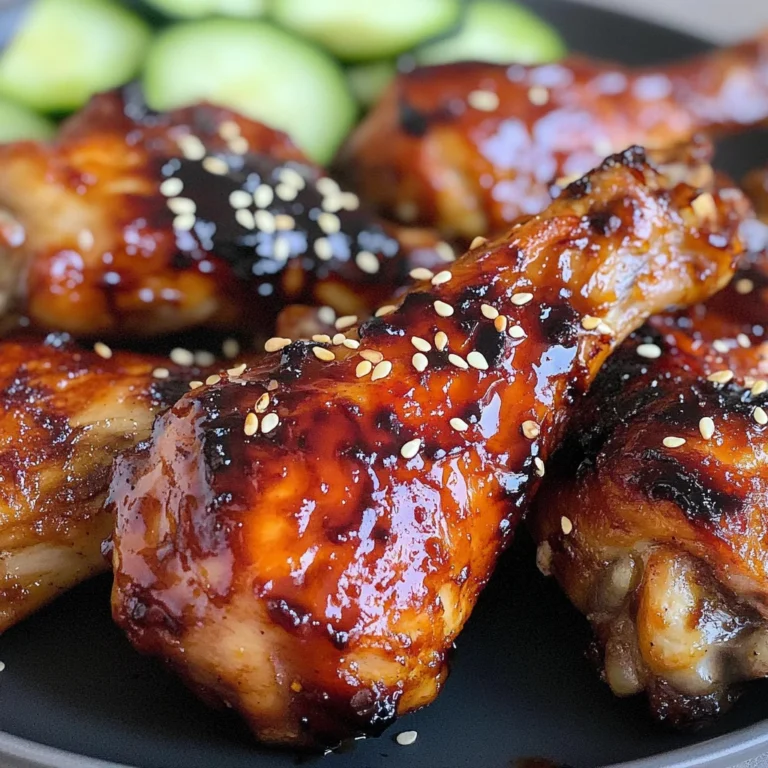 Kalbi Chicken Legs in Air Fryer