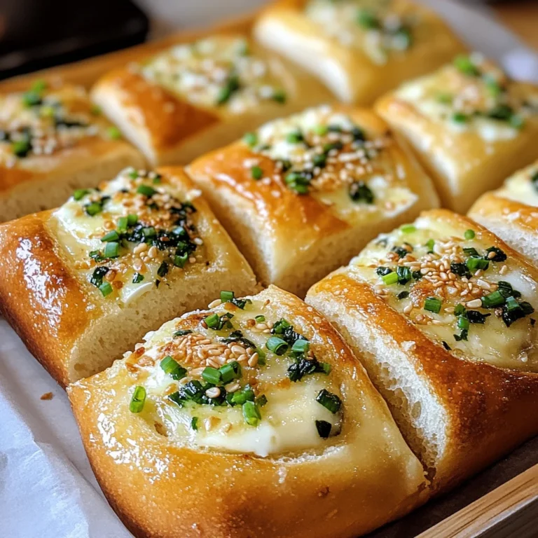 Korean Cream Cheese Garlic Bread