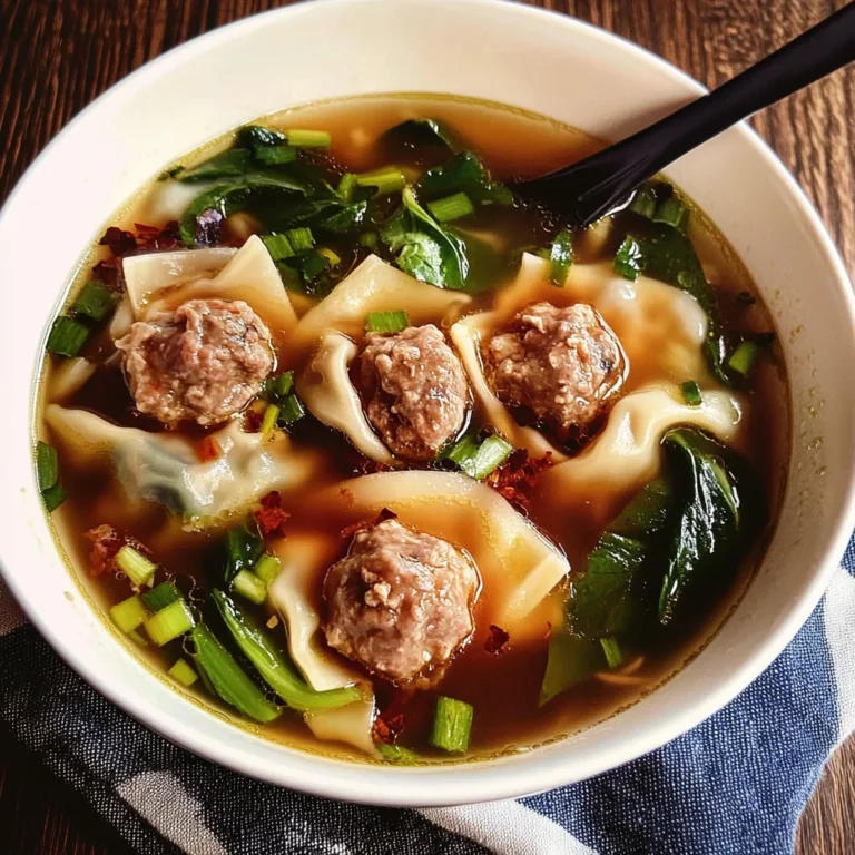 Lazy Wonton Soup