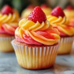 Mango Strawberry Sunset Cupcakes: A Delightful Recipe!