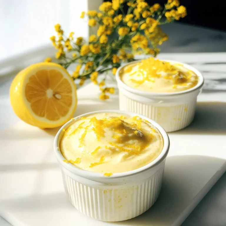 Mary Berry Lemon Pots