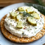 Mouthwatering Dill Pickle Cream Cheese