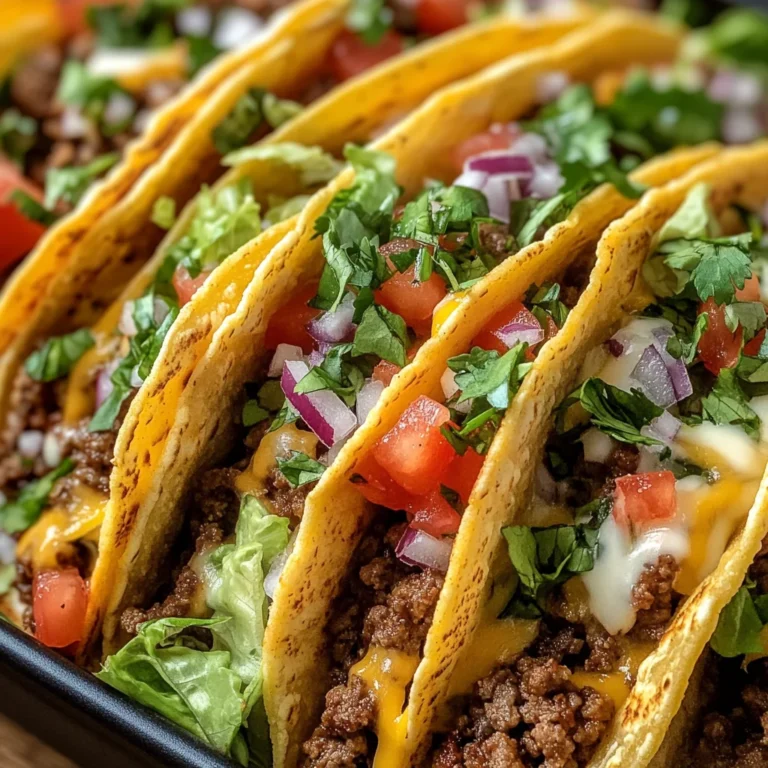 Oven-Baked Cheesy Tacos (Crispy & Loaded) You’ll Love!