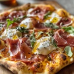 Prosciutto and Honey Burrata Pizza
