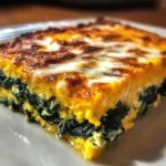 Pumpkin Spinach Polenta Casserole is a must-try dish!