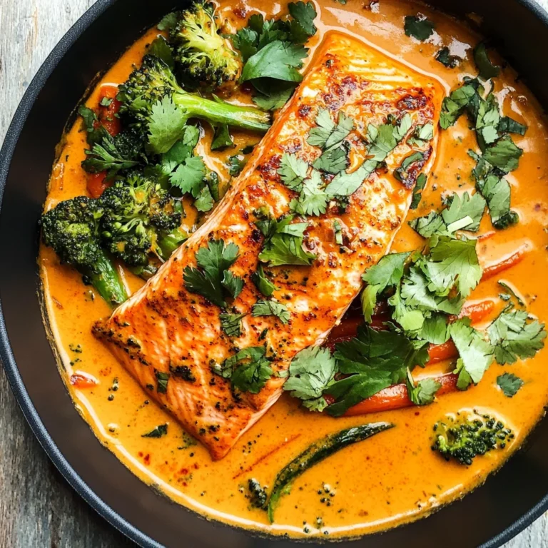Salmon Coconut Curry