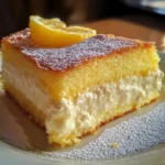 The Best Lemon Custard Cake