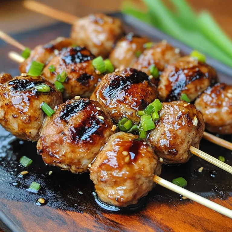 Tsukune (Japanese Chicken Meatballs) Recipe