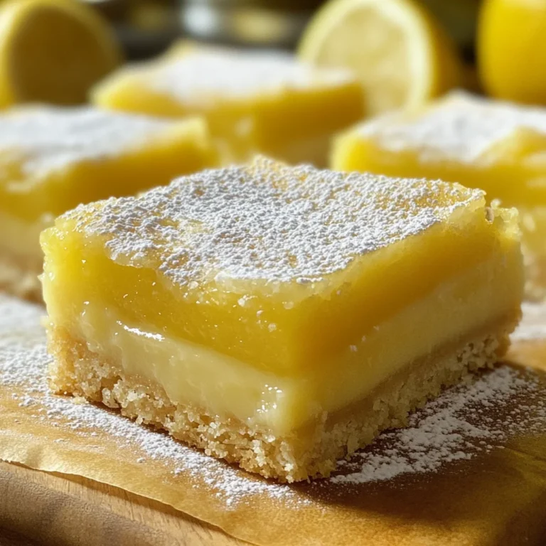 Vegan Lemon Bar Recipe
