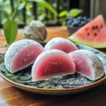 Watermelon Mochi