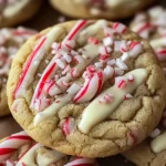 White Chocolate Candy Cane Cookies