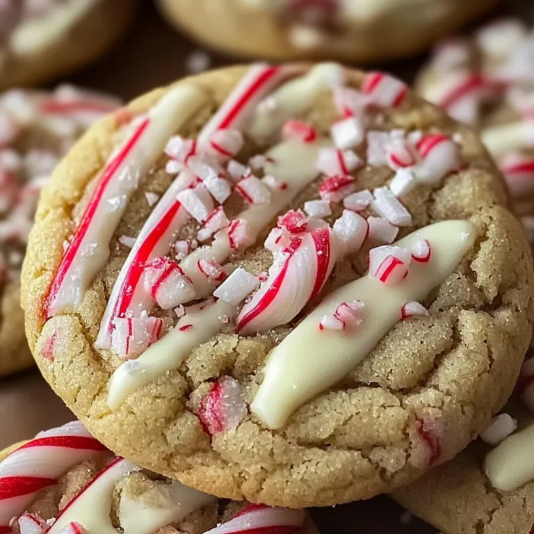 White Chocolate Candy Cane Cookies